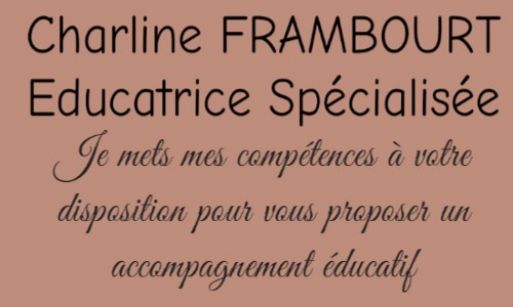 educatrice spècialisée Charline Frambourt anizy le chateau